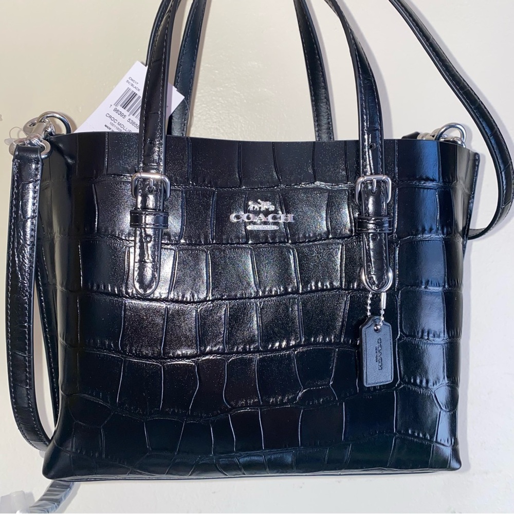 Coach 🖤 leather purse mollie 25 crossbody bag New